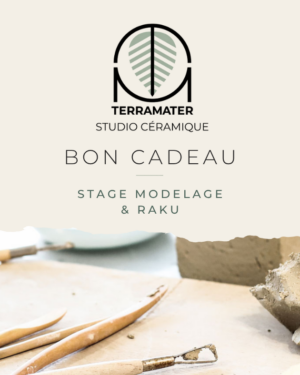 Bon cadeau STAGE MODELAGE TERRE | session de 3h