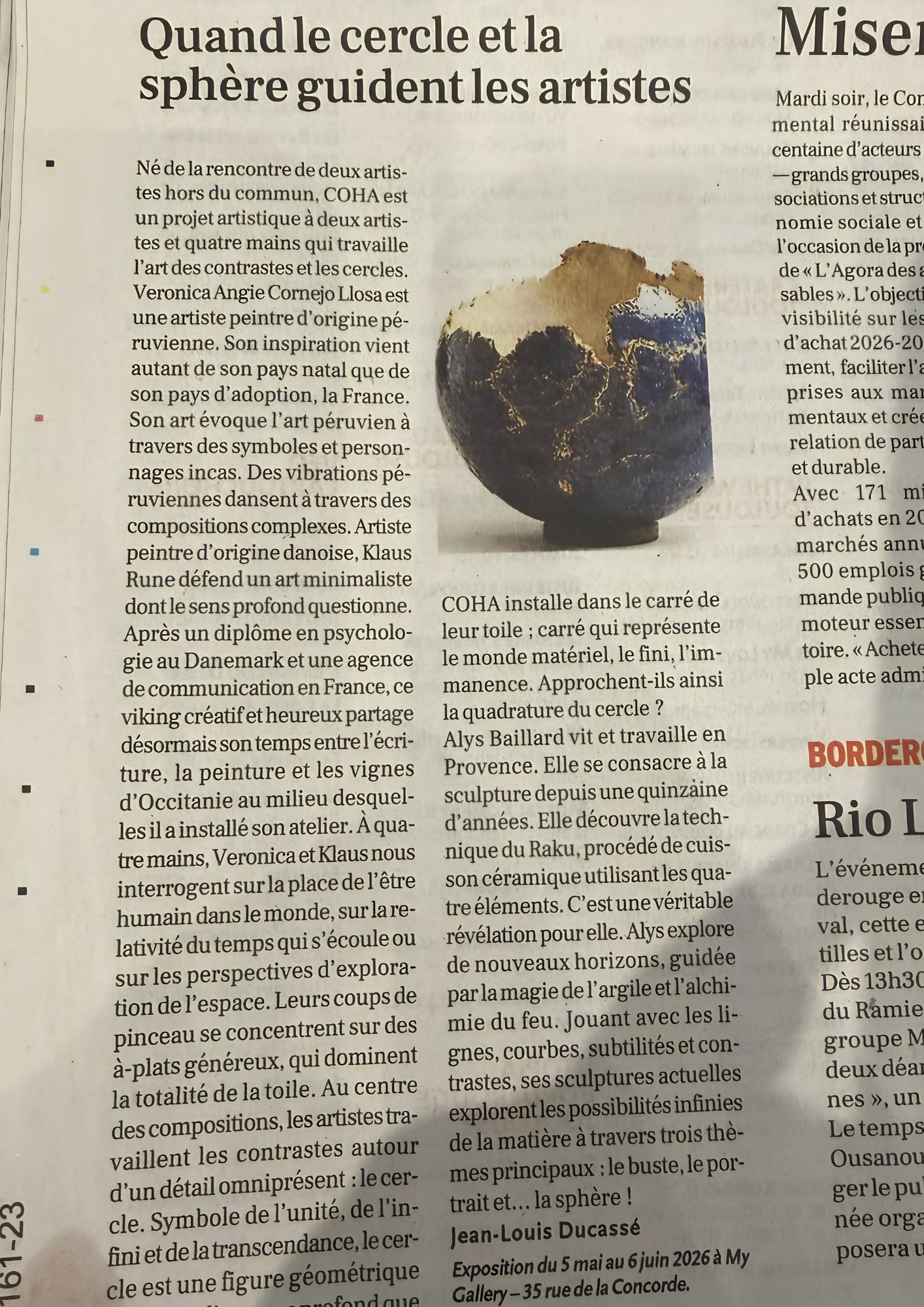 Article de Presse